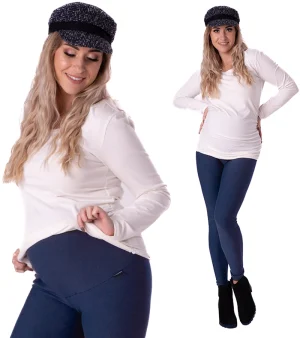 Legíny Tehotenské Zateplené Granátové 240gr/m2