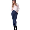 ocieplane-legginsy-ciazowe-granatowe-002-bensini Legíny Tehotenské Zateplené Granátové 240gr/m2